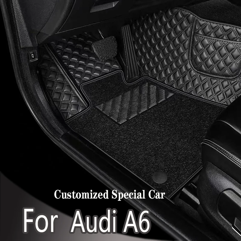 

Автомобильные коврики для Audi A6 MK2 C5 4B 2004, оригинальные автомобильные подкладки для ног, аксессуары для интерьера