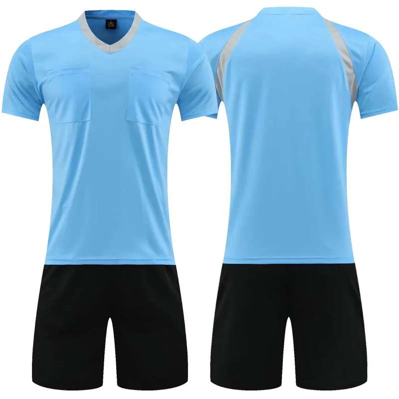 Name Number Men Referee Uniforms Soccer Football Jerseys Shorts Shirts Suit Thailand Clothes Judge Sportswear