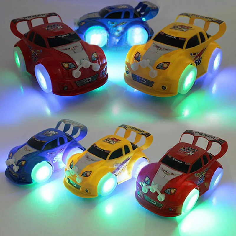 Children's Electric Toy Car Flashing Music Omnidirectional Rotating