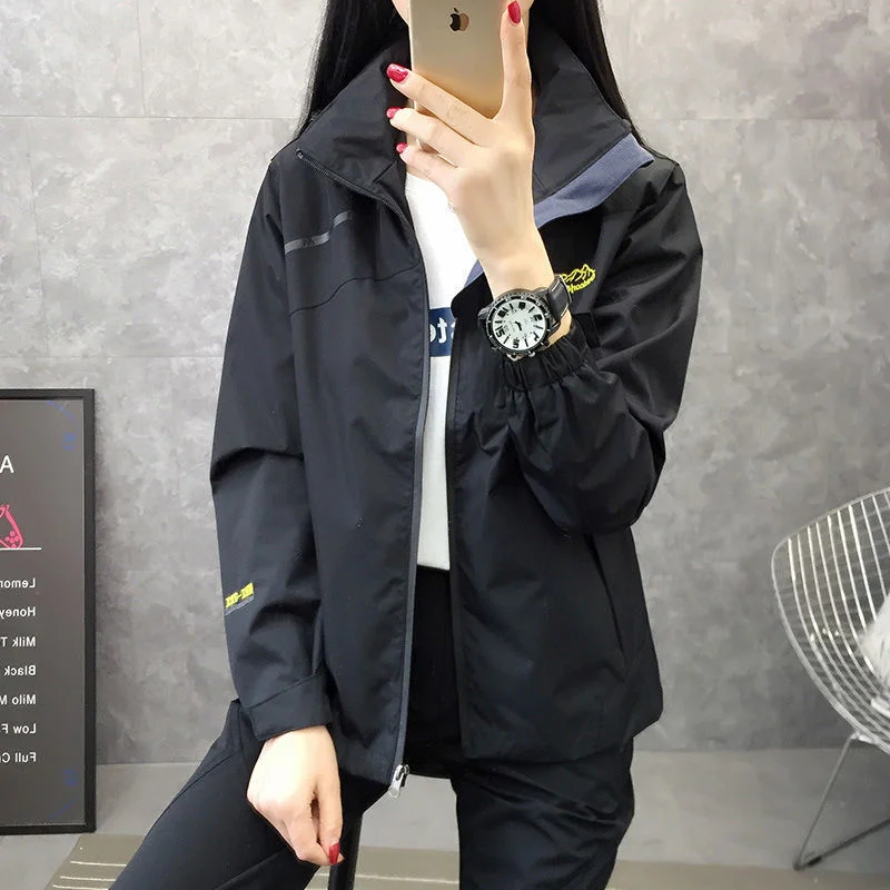 Western Regions Camel Jacket Coat Women 2022 Spring Autumn New All-match Sports Female Jacket Men Women Couples Coat Tide Brand