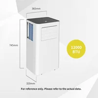 Climatiseur portable électrique 9000 BTU à faible bruit et à économie d'énergie, avec roues, pour salon 6