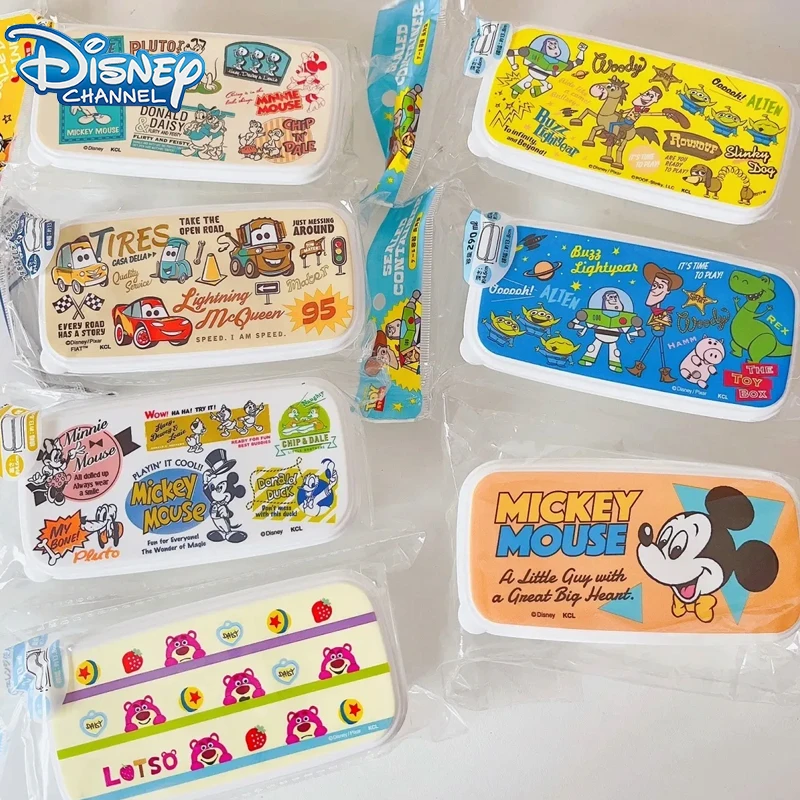 Disney Mickey Mouse Lunch Box Portable Lunch Box Giocattoli Divertenti Story Buzz Lightyear Stoviglie Picnic Fruit Box Gift