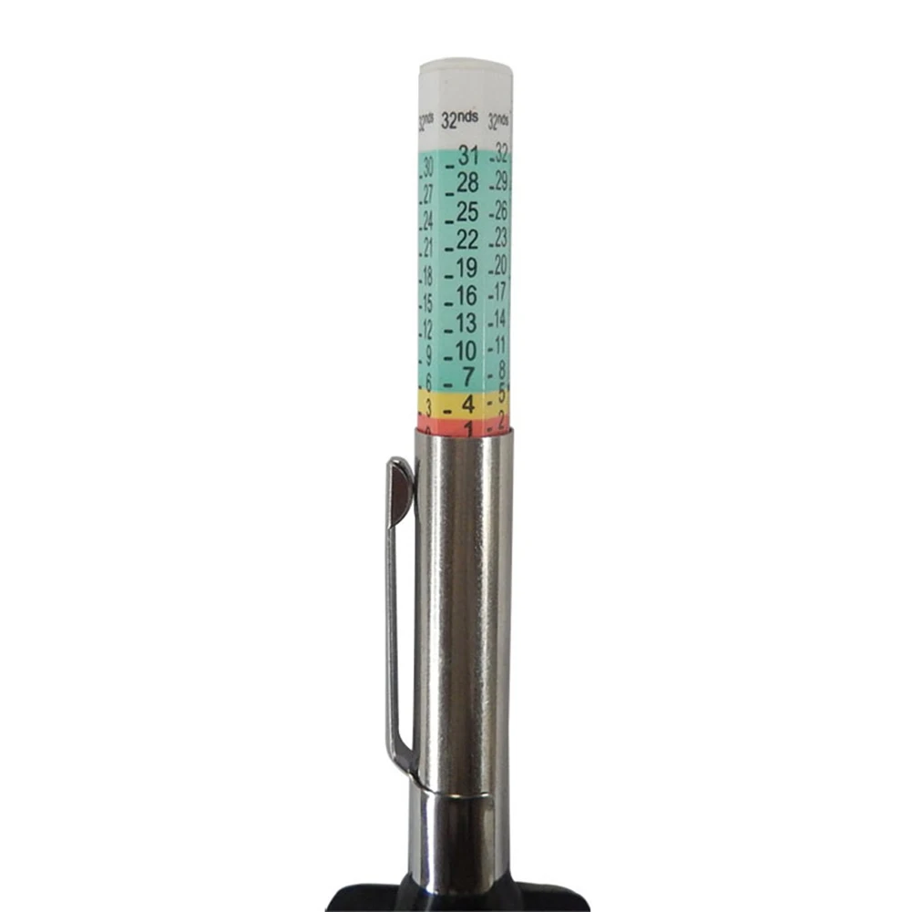 25mm Car Tyre Measuring Pen Tire Tread Depth Thickness Detection Gauge Meter 6