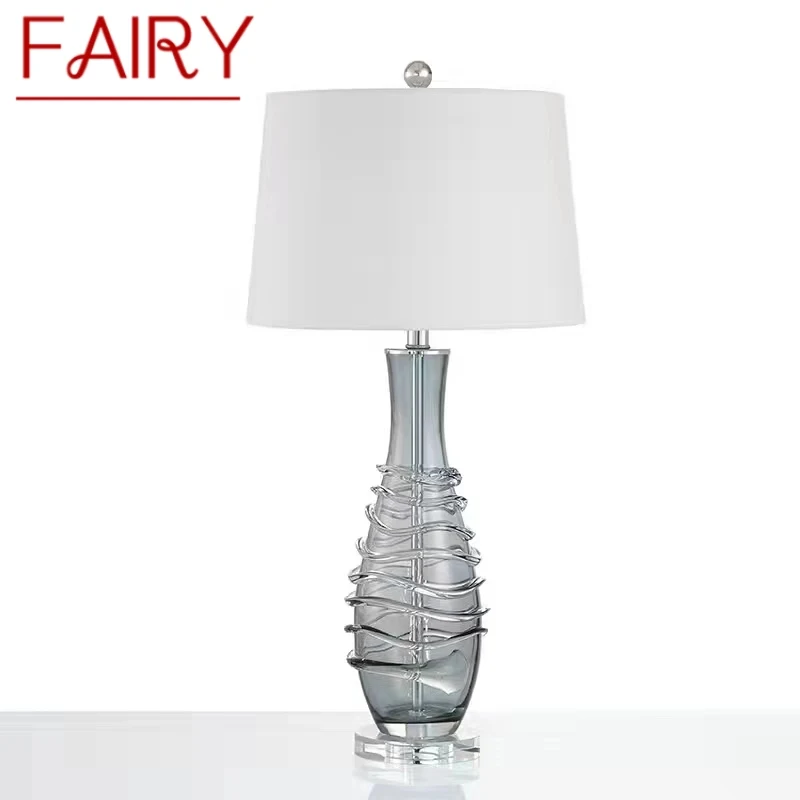 

FAIRY Nordic Glaze Table Lamp Modern Art Iiving Room Bedroom Study Hotel LED Personality Originality Desk Light
