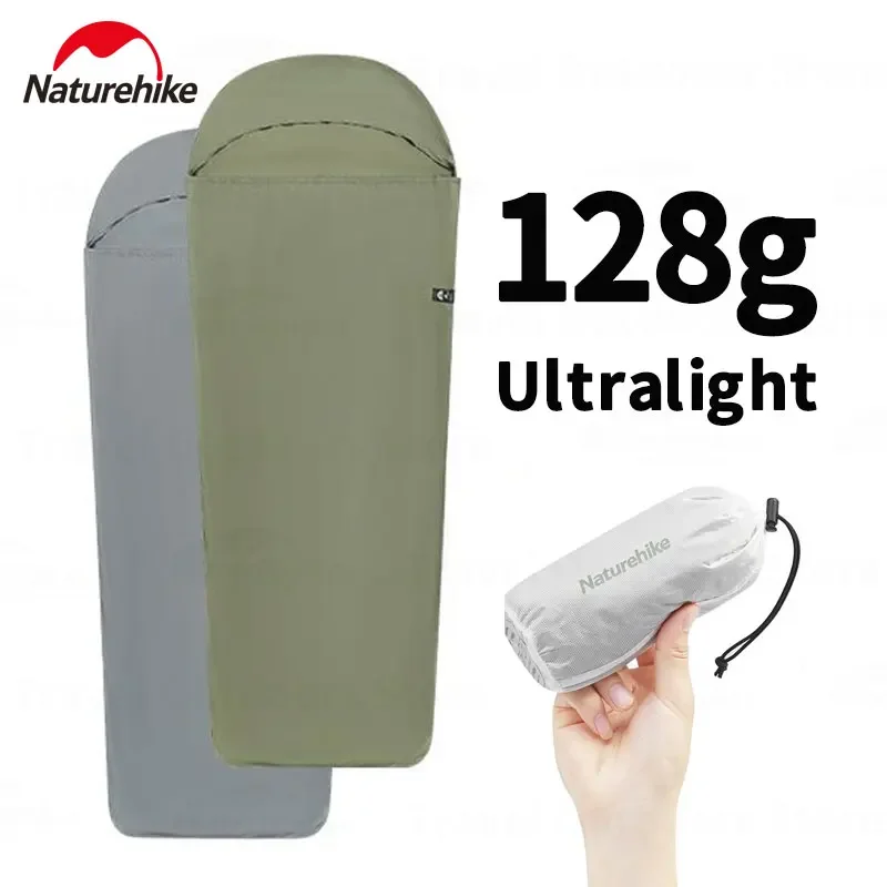 Naturehike 128g Sleeping Bag Liner Ultralight Summer Sleeping Bags Cover Portable Outdoor Travel Hiking Camping Sleeping Bag
