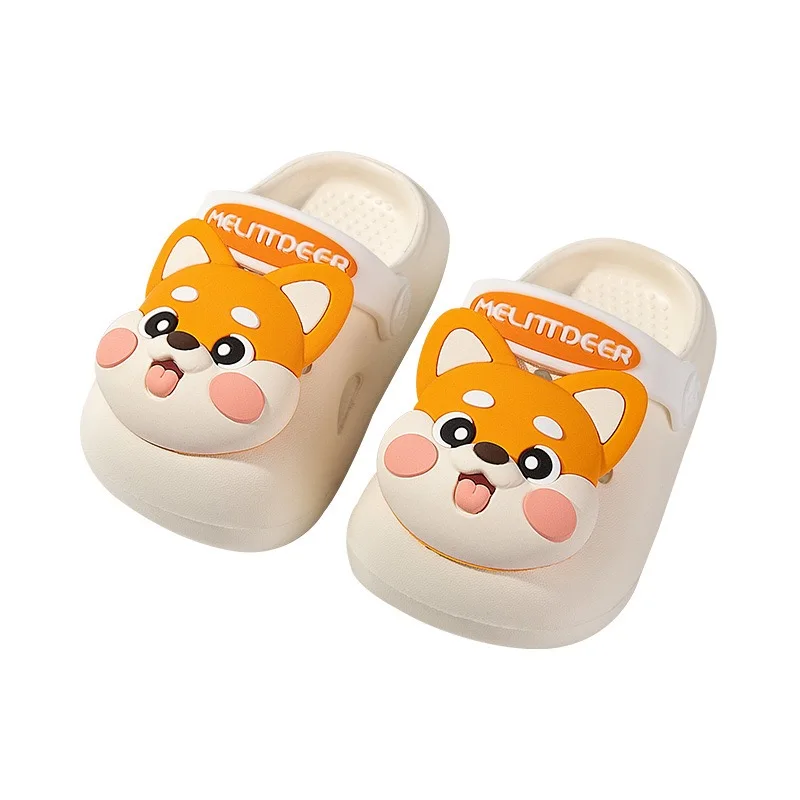 Summer New Children's Cave Shoes for Boys and Girls, Baby Cartoon Cool Slippers, Durable and Breathable Sandals for Summer