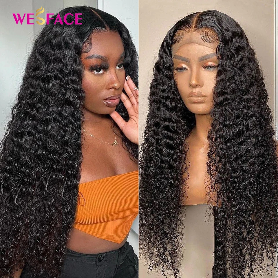 

Парик кудрявый 13 × 4, парики из человеческих волос на сетке спереди для черных женщин, парики из отбеленных узлов, натуральные черные предварительно выщипанные бразильские волосы Remy