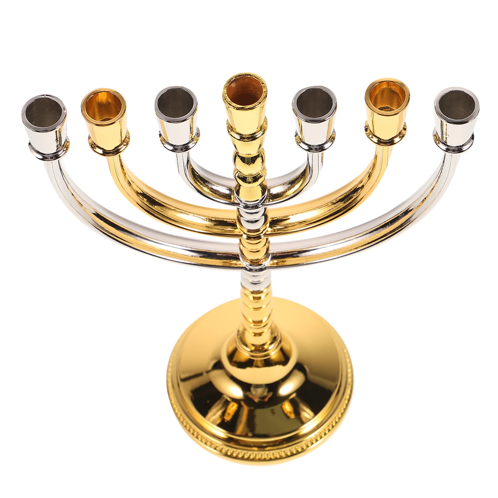 

Candle Holder Branches Candlestick Stand Table Centerpiece Desktop Ornament 7-Head Handicraft Home Decor Rotating Candlestick