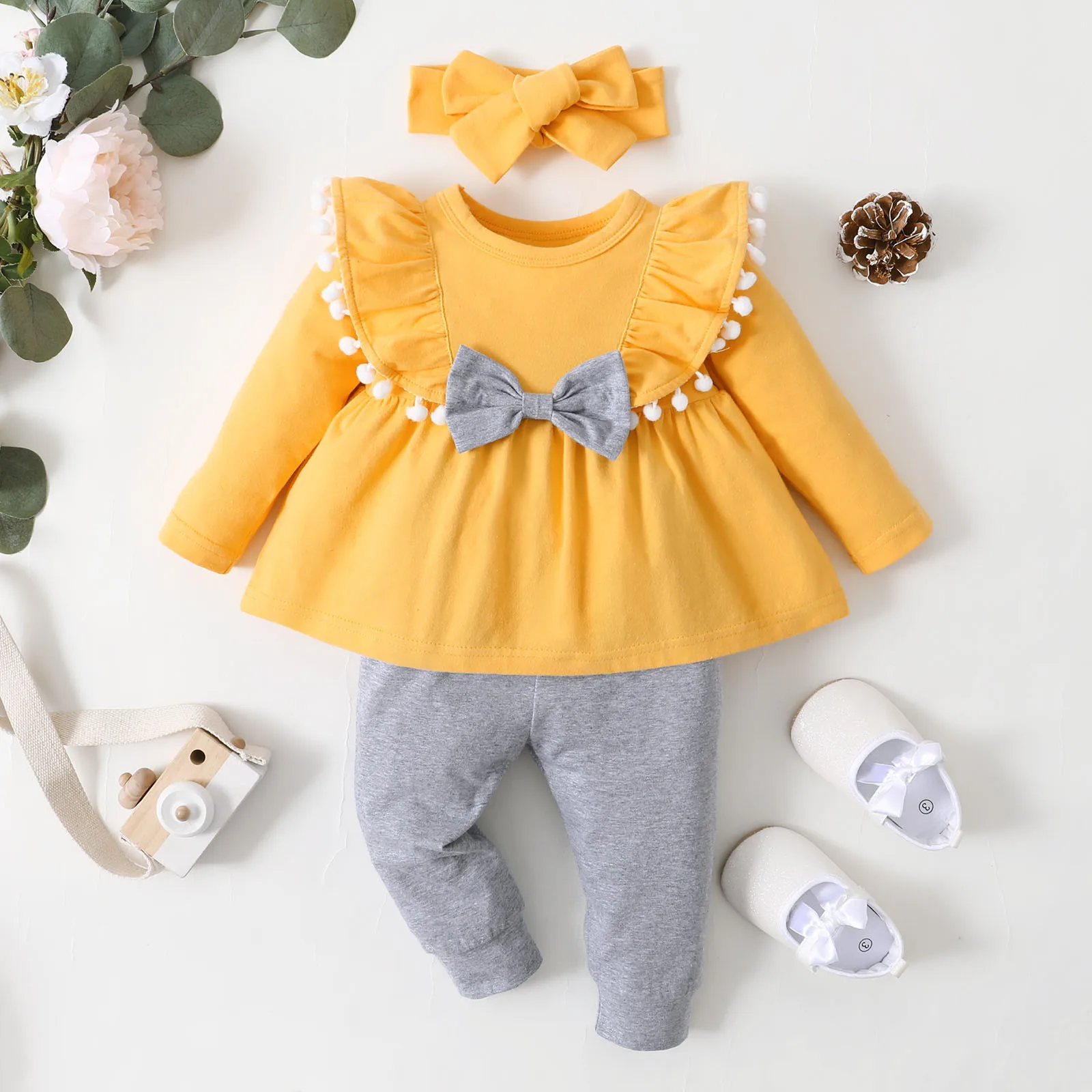 Elegant Girls 3-Piece Outfit Set 1