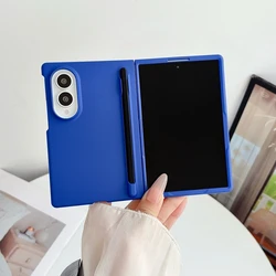 Slim Matte Skin Feel Case with S Pen Holder and Cover - Galaxy Z Fold 8 Ultra (KLY Blue)