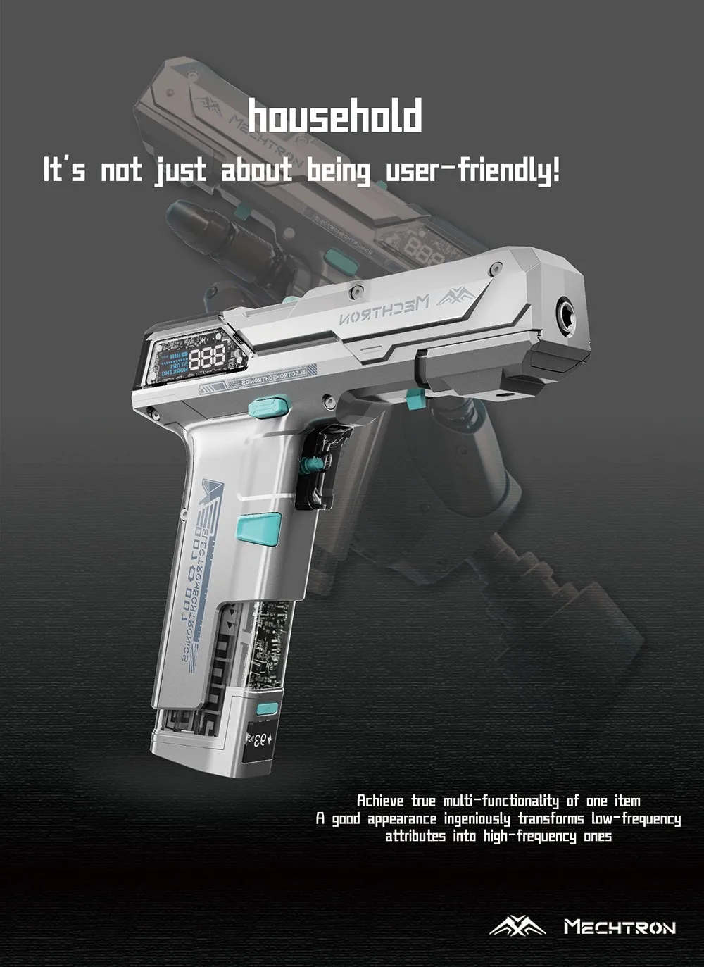Mechtron TL-G007S Cyberpunk Hammer Drill