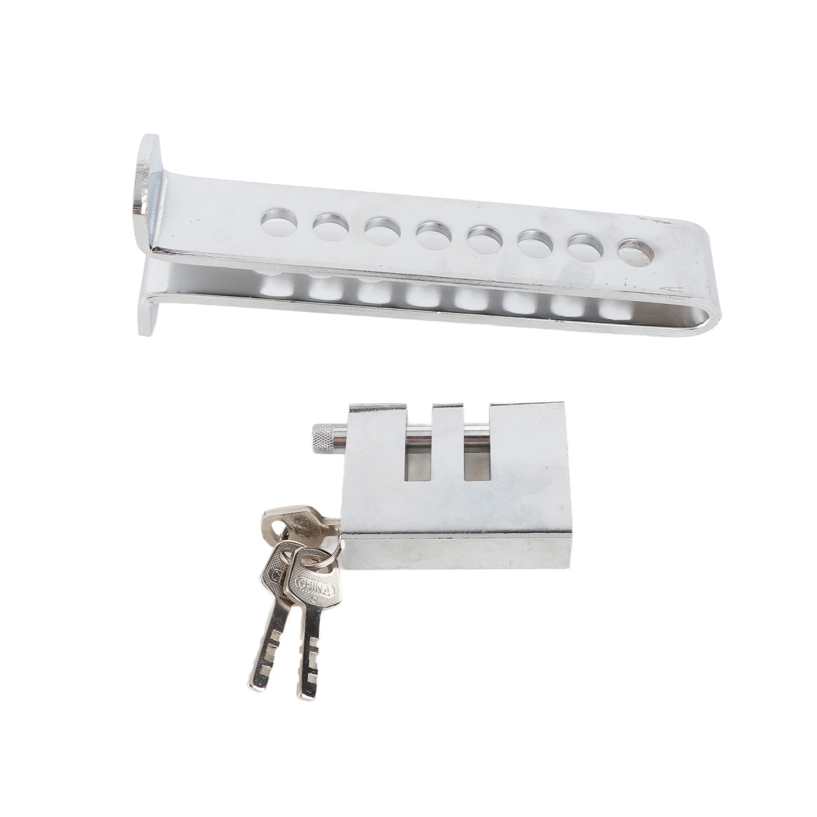Anti Theft Device Lock Car Brake Stainless Safety Lock Tool Accelerator Pedal Anti‑theft Pedal Door