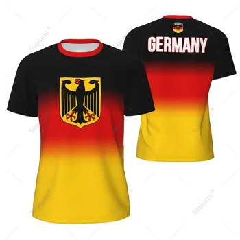 Sports Mesh T-shirt Germany For Running Bike Soccer Tennis Football Fitness Tees 3D Printed Custom 1