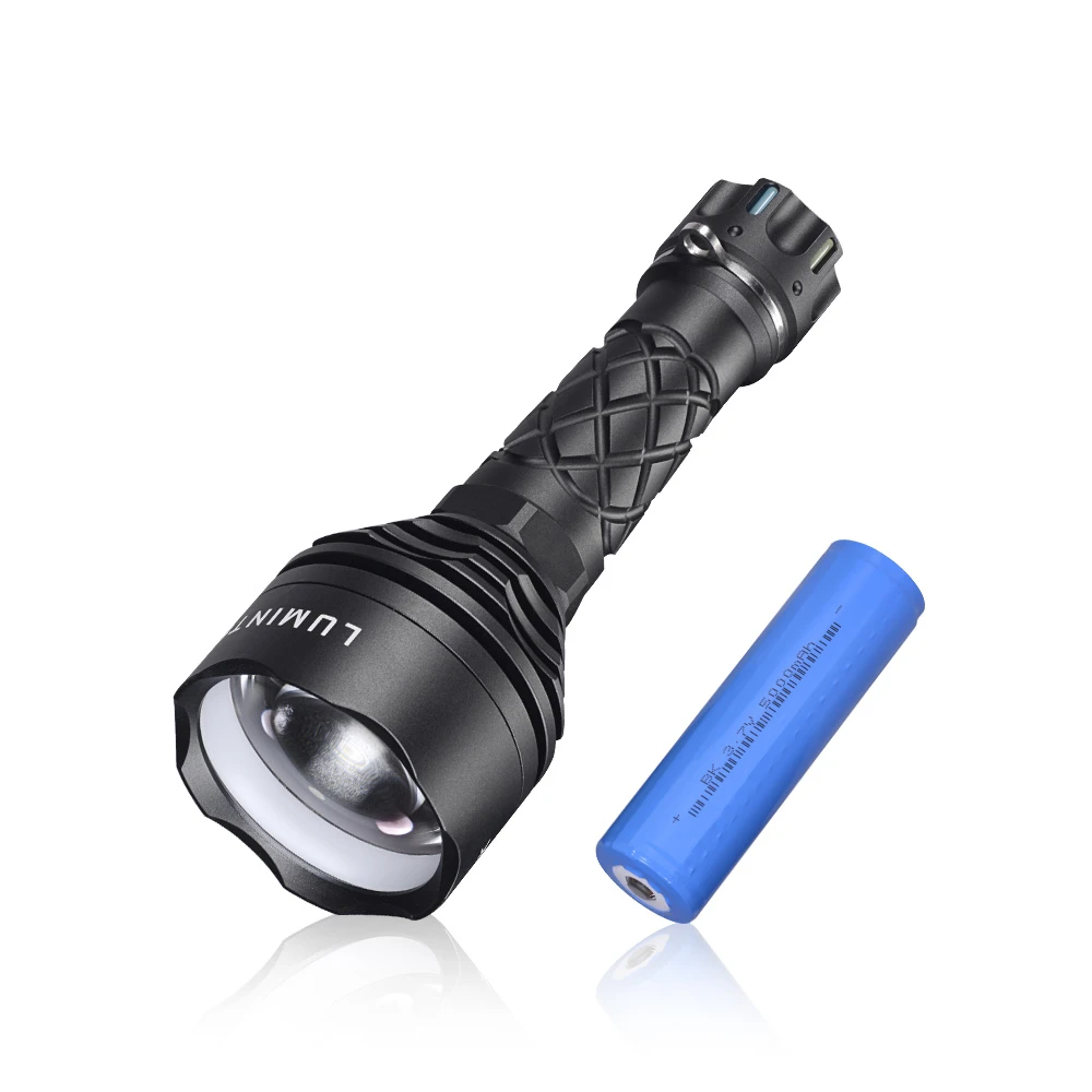 small rechargeable torch Lumintop Thor III LEP flashlight 2500 meters long distance self defense flashlight for searching ultraviolet torch