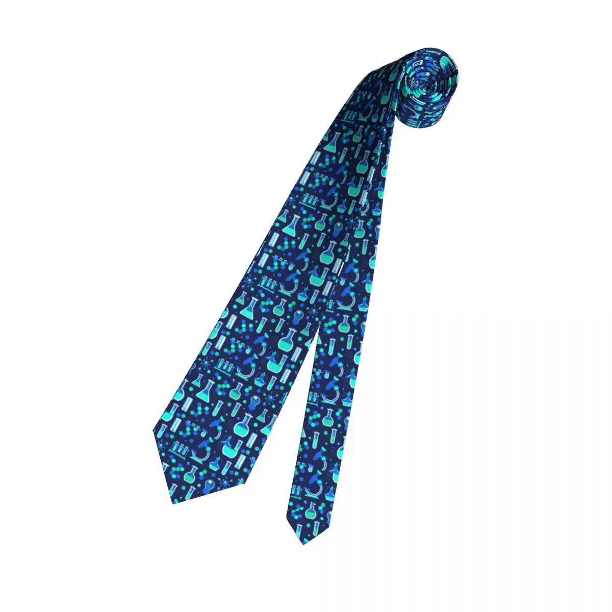 Neck Tie Science Stuff Chemistry Laboratory Necktie Men Personalized Silk Math Physical Chemical Biology for Wedding