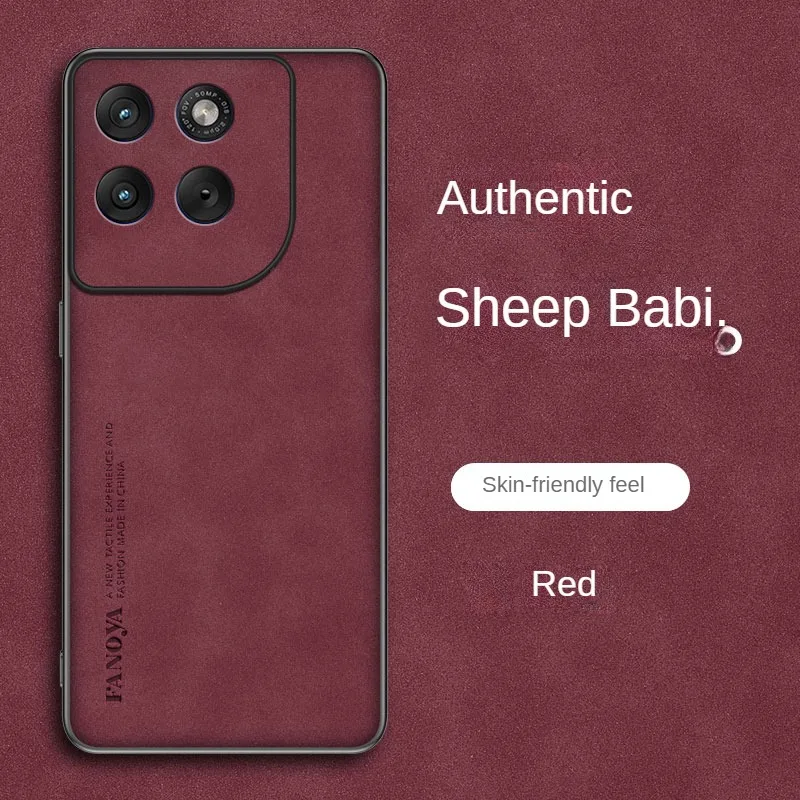 Luxurious Sheepskin Feel PU Leather Phone Case - Protective Cover s Coque Capa