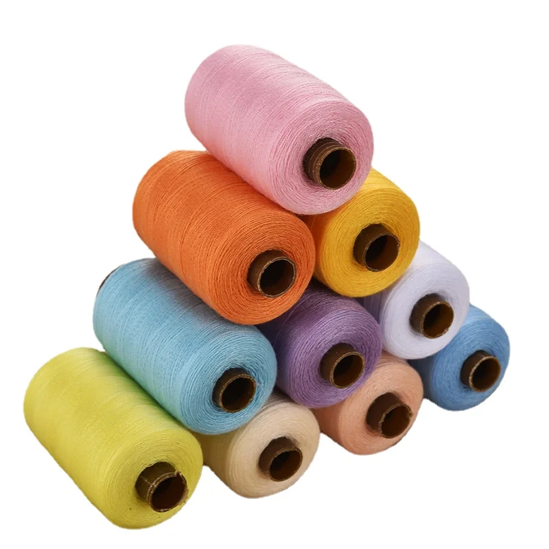 1000 M High Quality 402 High Speed Sewing Thread 24 Color Large Roll