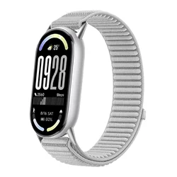 Nylon Strap for Smart Sports Bracelet Wristband Replacement Accessories (Premium Grey)