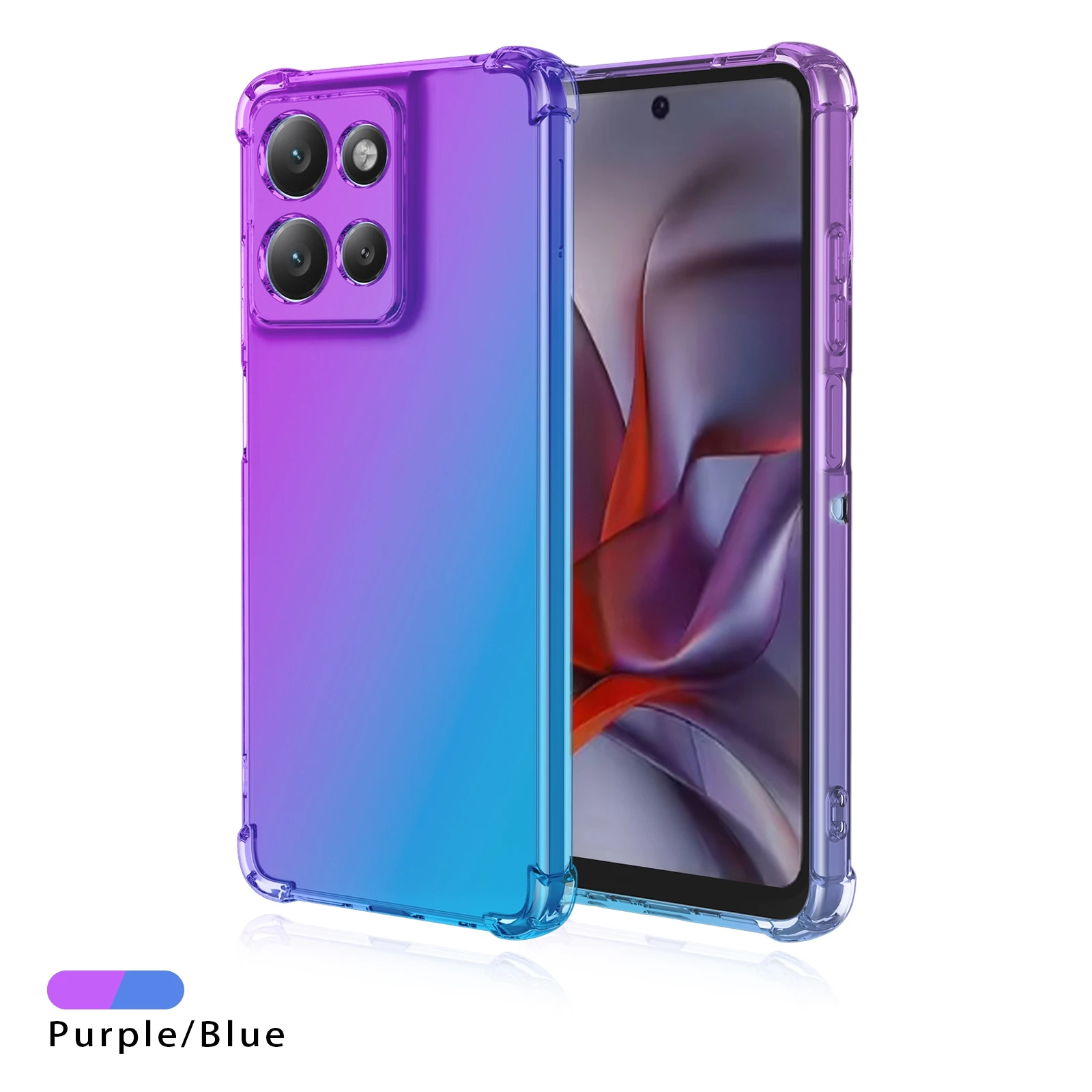 Shockproof Gradient TPU Protective Phone Case