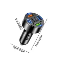 250W 5 Ports Car Charger Fast Charging PD QC3.0 USB C Car Phone Charger Type C Adapter In Car For IPhone 6