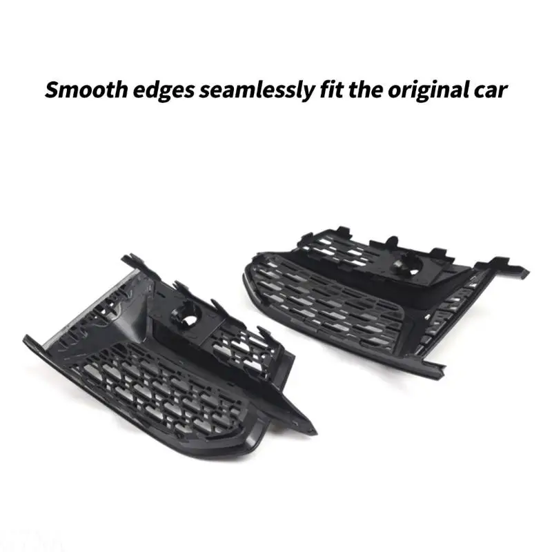 G7NA 2PCS Automotive Nebel Licht Laubsägearbeiten Vordächer ABS Gebäude 2019 2023 Verbessern Set – Detail 9
