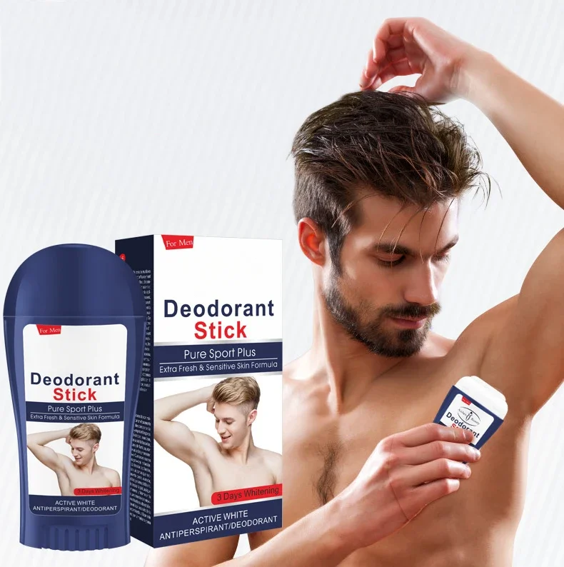 50ML Deodorant for Men Deodorant Stick Antiperspirant Stick Fragrance Sweat Underarm Removal Spirits Tool CC