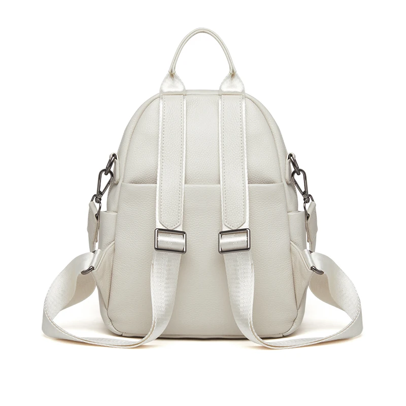 Limited ZOOLER First Layer Genuine Leather Backpack Designed  Plaid Large Capacity Backpack School Bags College Girl Hot#SC1702 6