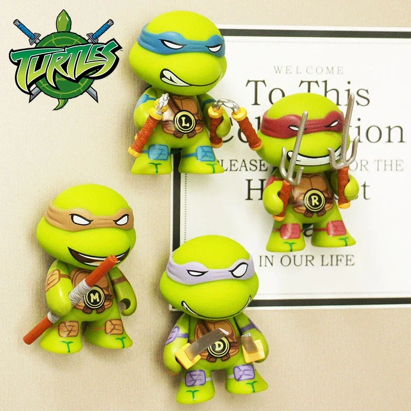 Tmnt Frigo Magnet Decor Set Cute 3D Cute Cartoon Frigo Magnet Sticker Bacheca Frigorifero Magnete Adesivo Regalo Home Deco