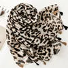 2024 New Fashion Luxury Leopard Print Ladies Women Scarf Female Cotton Linen Shawl Tassel Four Seasons Muslim Hijab 90*180cm 4