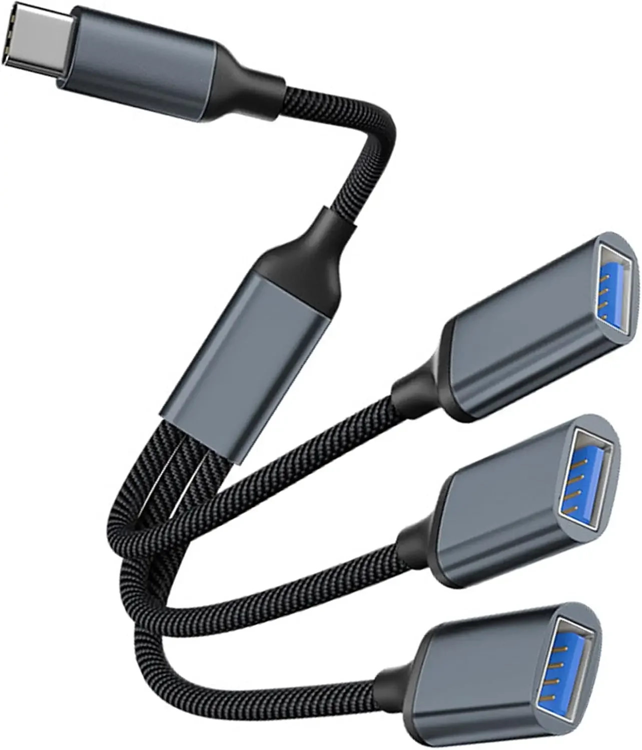 Universal Multi-Port 3-in-1 USB Hub Adapter