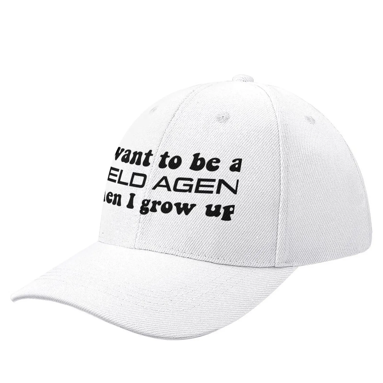 

I Want to Be a SHIELD Agent When I Grow Up Baseball Cap Anime Ball Cap Hat Women Men'S