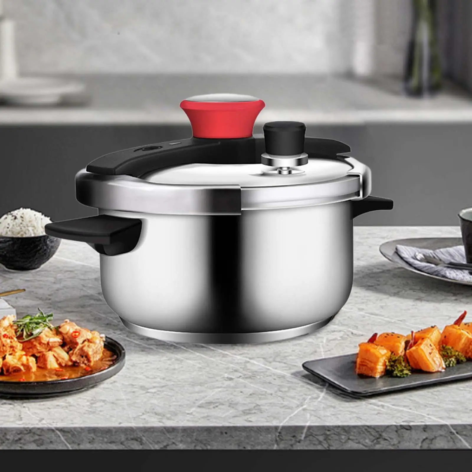 Stovetop Pressures Cooker 4L Quickly Cooking Kitchen Stew Soup Pot for Hotel Stovetop Pressures Cooker 4L Quickly Cooking Kitchen Stew Soup Pot for Hotel