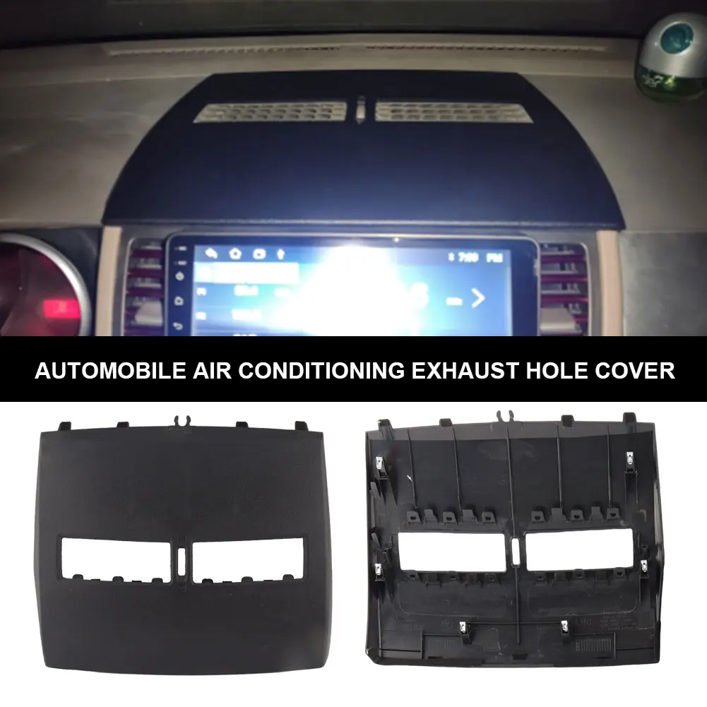 Dashboard Panel Cover Finisher-Instrument Plate Durable Car Instrument Panel Plastic Air Conditioner Outlet for Nissan Tiida 2005-2011