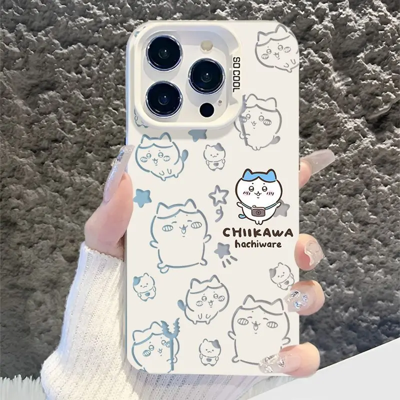 Cartoon Chiikawas Hachiware Usagi Matte Phone Case Cover