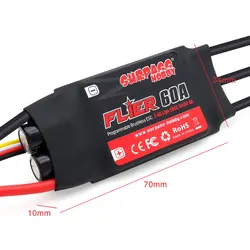 High - Performance Brushless ESC Speed Controller with BEC for RC Aircraft (Flier 60A V2)