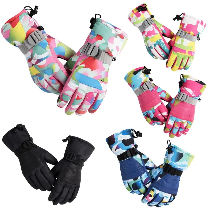 

Женские Водонепроницаемые мужские варежки 2024, теплые лыжные перчатки с подогревом, спортивные горнолыжные женские перчатки, зимняя одежда для сноуборда, лыжников