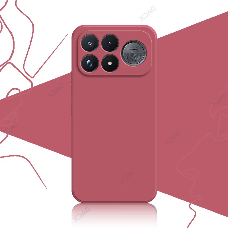 Enhanced Silicone Phone Case with Upgraded Camera Protection and Soft Anti-Scratch Microfiber Lining