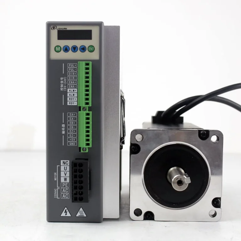 리추안 모터 스테퍼 키트 LCDA2263C+LC130H3256 35N.m 6.9A AC150V-250V 3상 네마 51 클로즈드 루프 스테퍼 모터 키트 CNC 기계