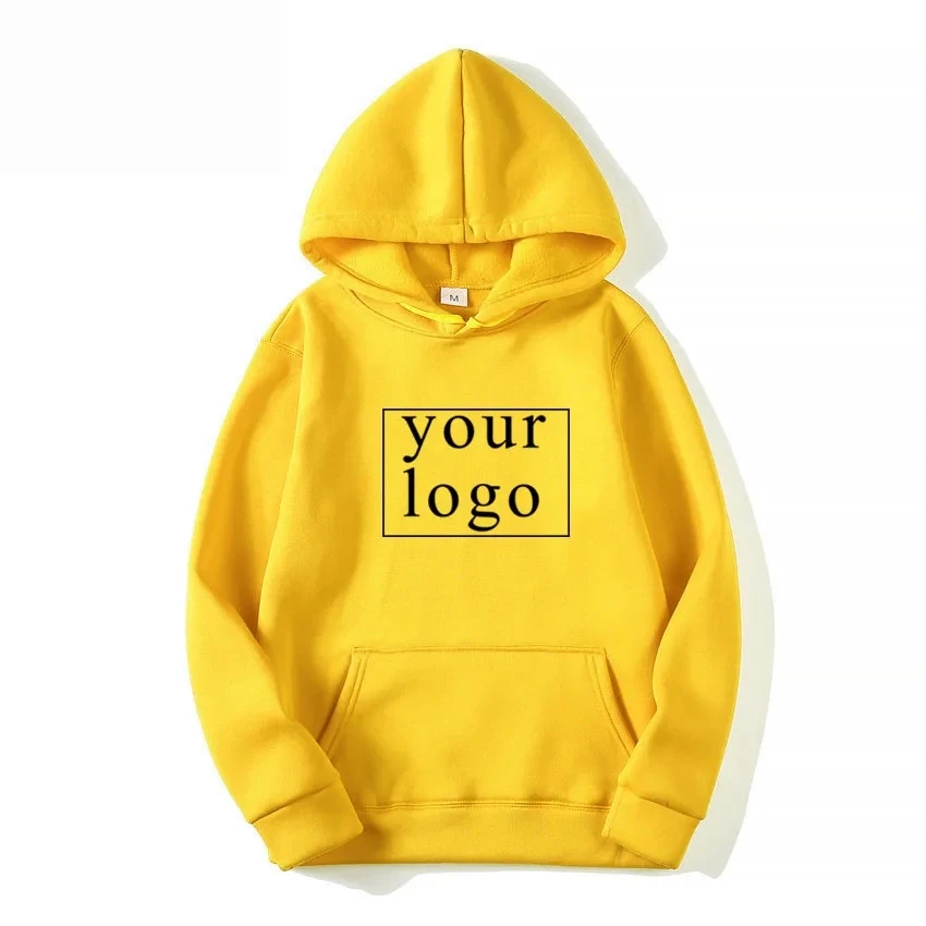 Your Own Design Brand Logo/Picture Personalized Custom Anywhere Men Women DIY Hoodies Sweatshirt Casual Hoody  Fashion New