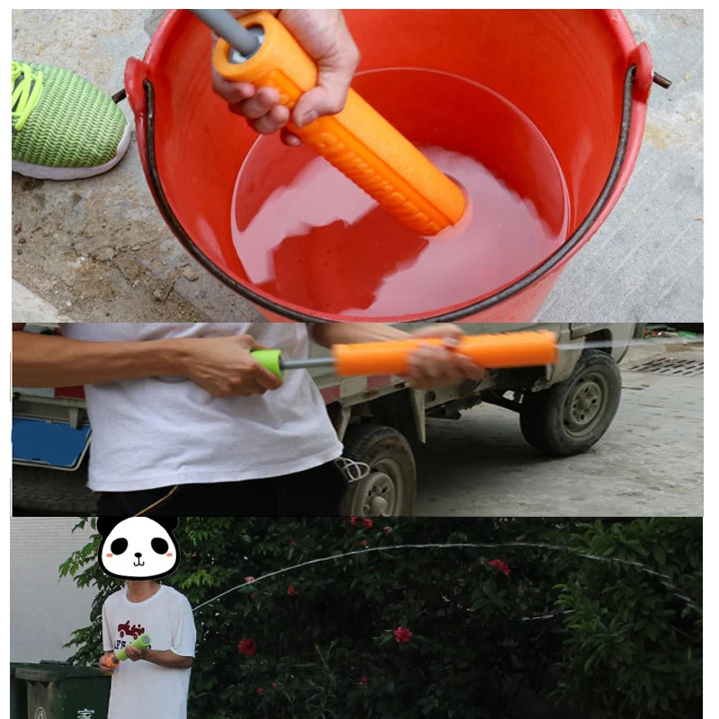 1pcs Fashion Summer Water Gun Toys Outdoor Beach Game Toys For Kids Gift Simple Drift Telescopic Water Guns 4