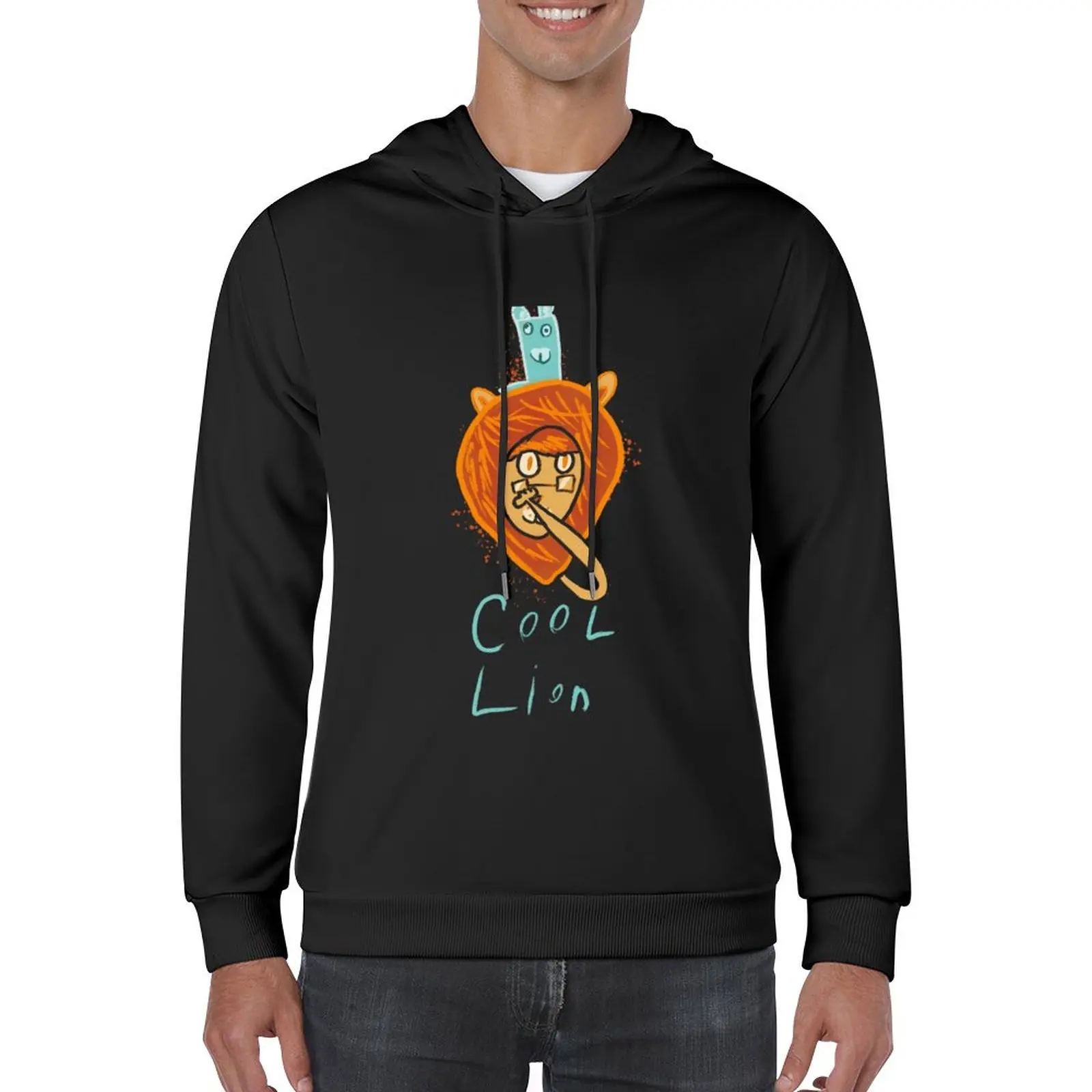 

New Cool Lion Pullover Hoodie anime clothing korean clothes designer hoodies