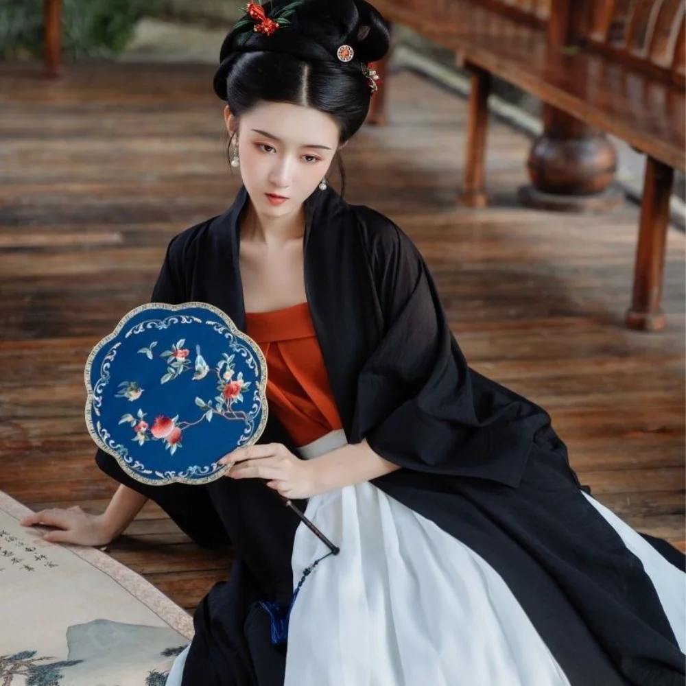 Original Kimono Hanfu Female Song Dynasty Hanfu Jacket Women Song Made Hnafu Summer Chinese Ancient Coat Cosplay