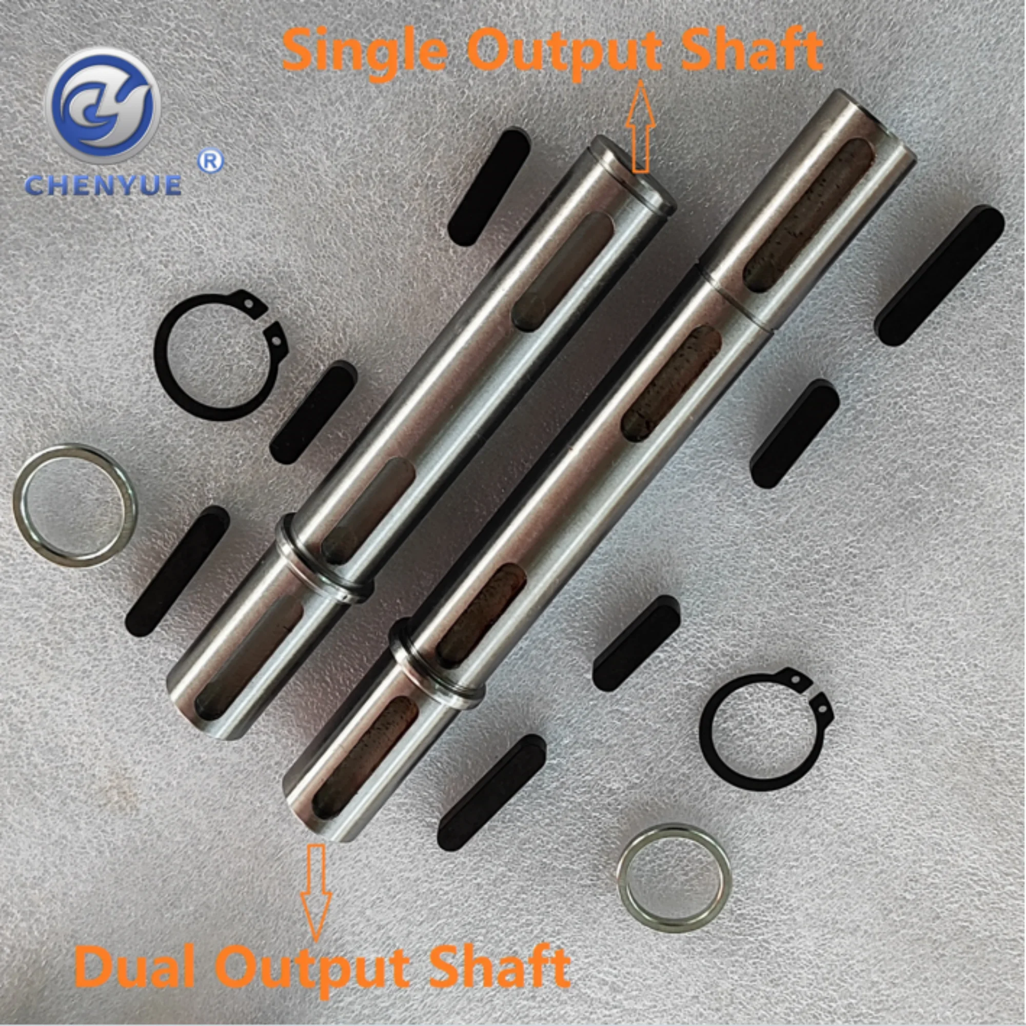 CHENYUE Double Output Shaft RV110for Worm Gearbox Speed Reducer NMRV110 RV110 NMRW110 NMVF110 NMRW110 RV110 VF110