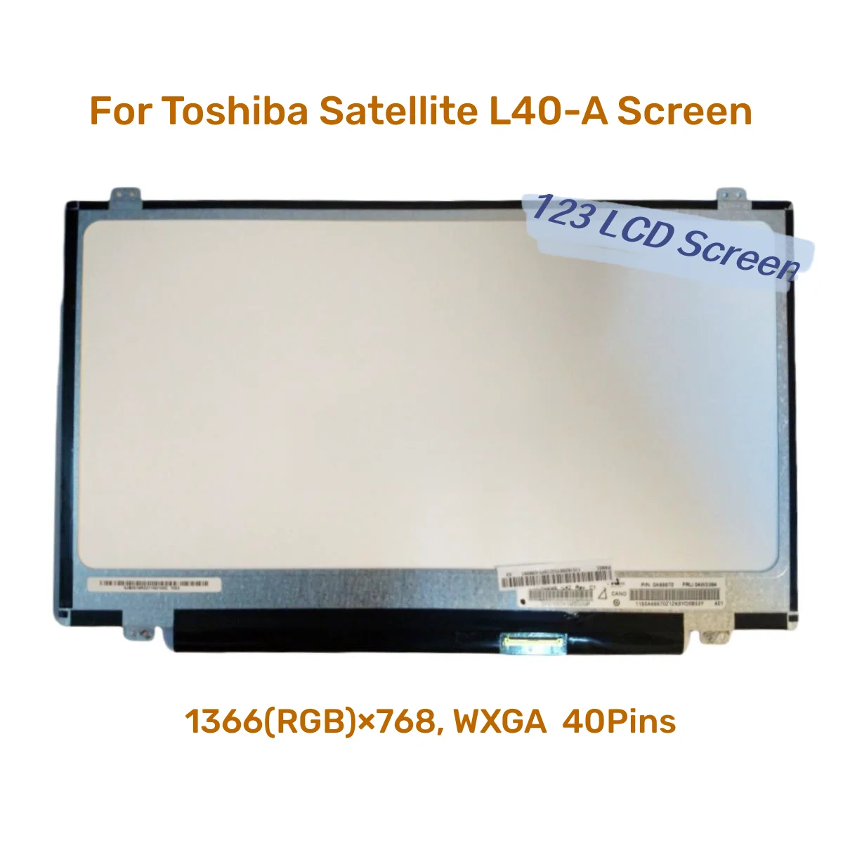 TOSHIBA SATELLITE P745-S4102 RICAMBIO LAPTOP LCD LED Display - Foto 7