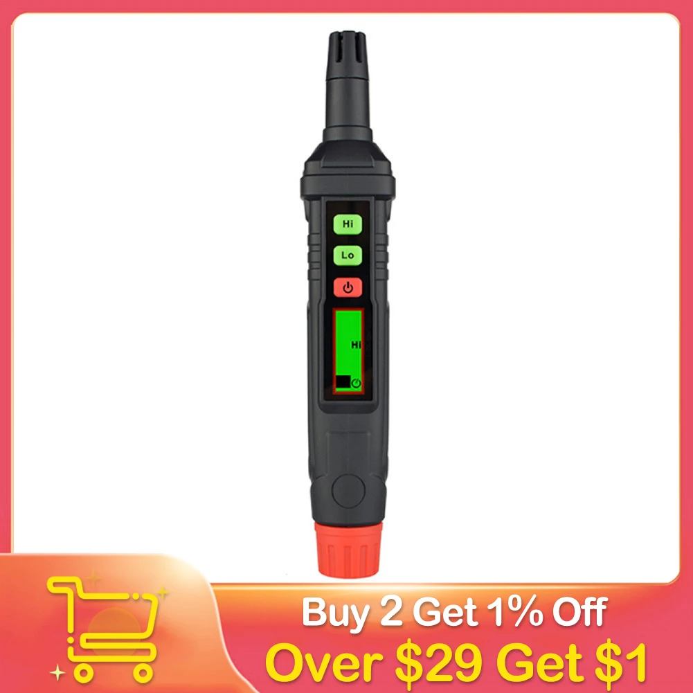 HT61 Gas Leak Detector Gas Analyzer Pen Type Mini Portable PPM Meter