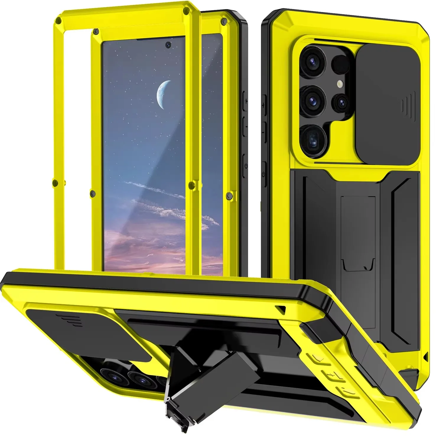 Heavy Duty Shockproof & Waterproof Phone Case with Stand – Ultimate Protection