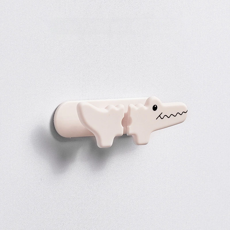 קליפס לניהול כבלים קליפס לשולחן ניהול חוטים ידית תנין חמודה לניהול כבלים מארגן חוטים גמיש לספה