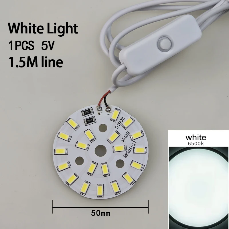 Warm White 10W USB LED Reading Lamp with Dimmer and Switch