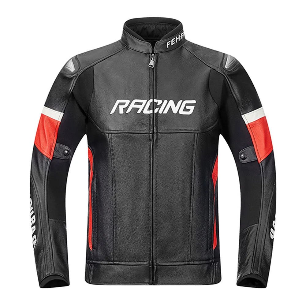 

Motorcycle Jacket Interior Detachable Waterproof Jacket Windbreak Leather Jacket Men Keep Warm Racing Clothes For 4 Season