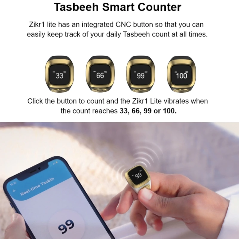 Tasbih Tally Counter for Muslims Zikr Ring Digital Tasbeeh - Tasbeeh Counter  Muslim Tasbih Musulman Electric Counter Zirconium Stone Embroidered Digital  Rosary, Click Counter Counter Digital Counter Muslim 3 Colours - AliExpress